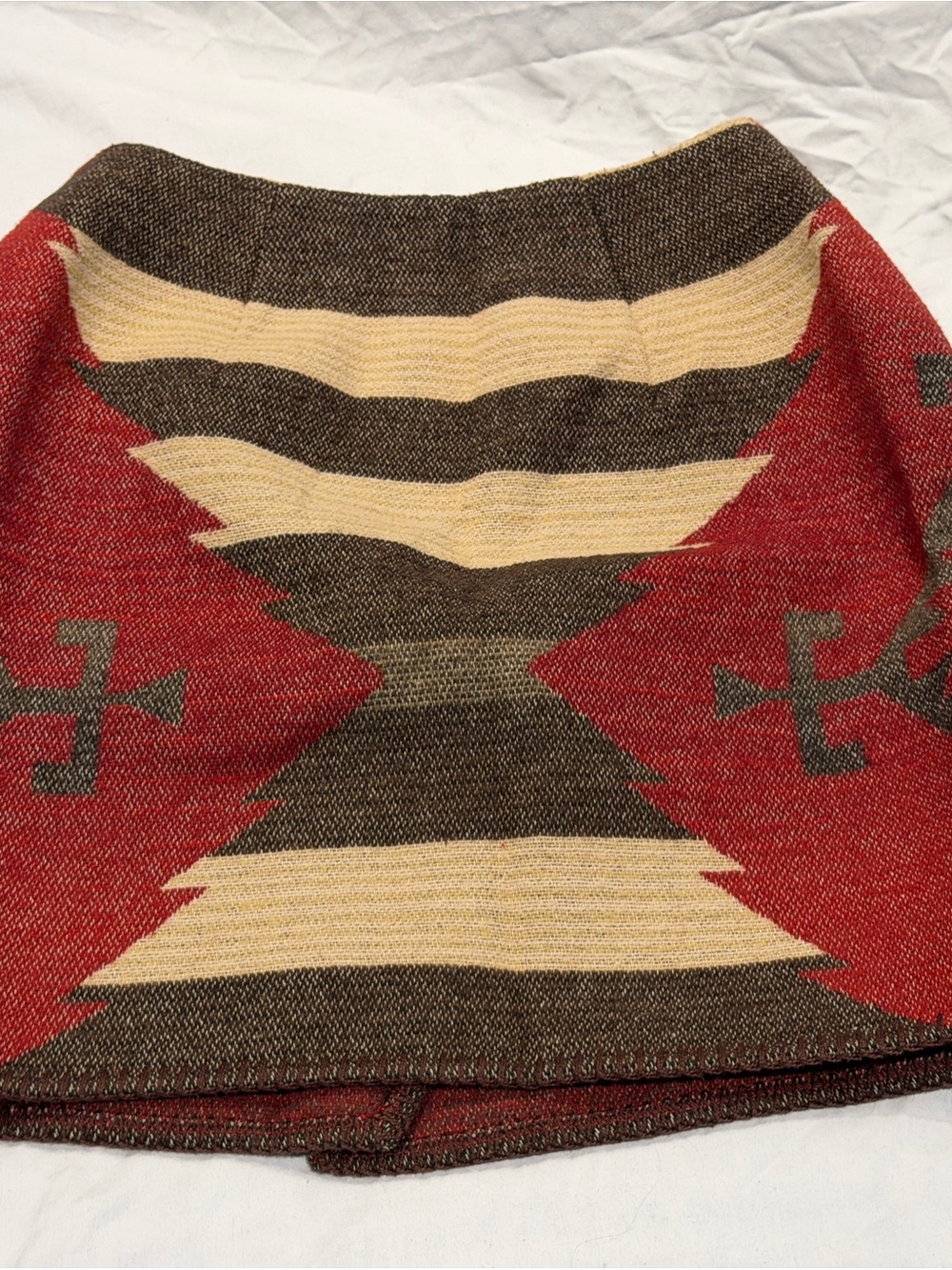 Authentic Rare Ralph Lauren Vintage Country Southwestern Blanket Wrap Skirt Sz 6 - Picture 9 of 9